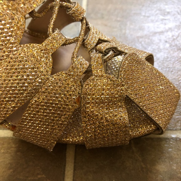 LILIANA HIGH HEEL GLITTER BOOTIES SIZE: 9.0 - Picture 15 of 15